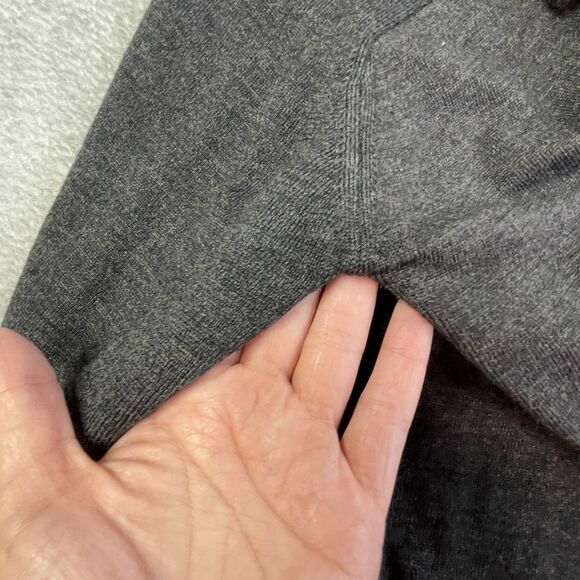 Marks & Spencer Men’s Lightweight Sweater Medium Grey Pullover Lambswool Wool - Picture 10 of 11